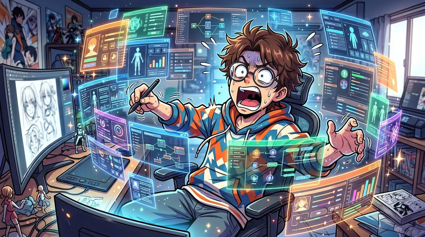 AI anime production workflow overview for vertical shorts