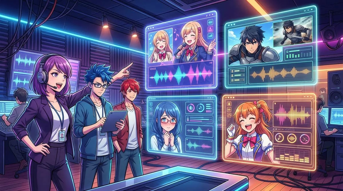 Configuration du casting vocal pour personnage récurrent