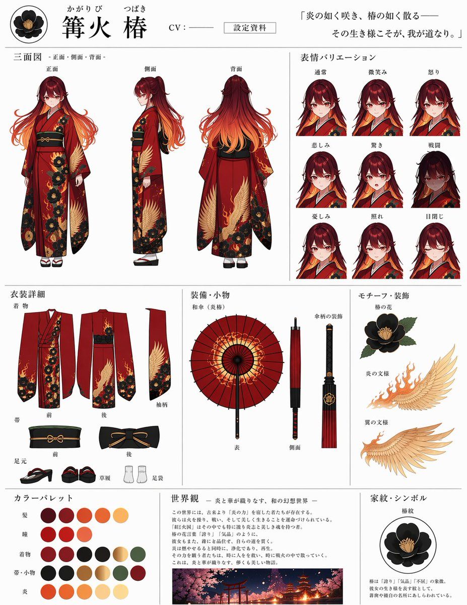 Fiche de reference de personnage chibi - exemple de prompt GPT Image 2