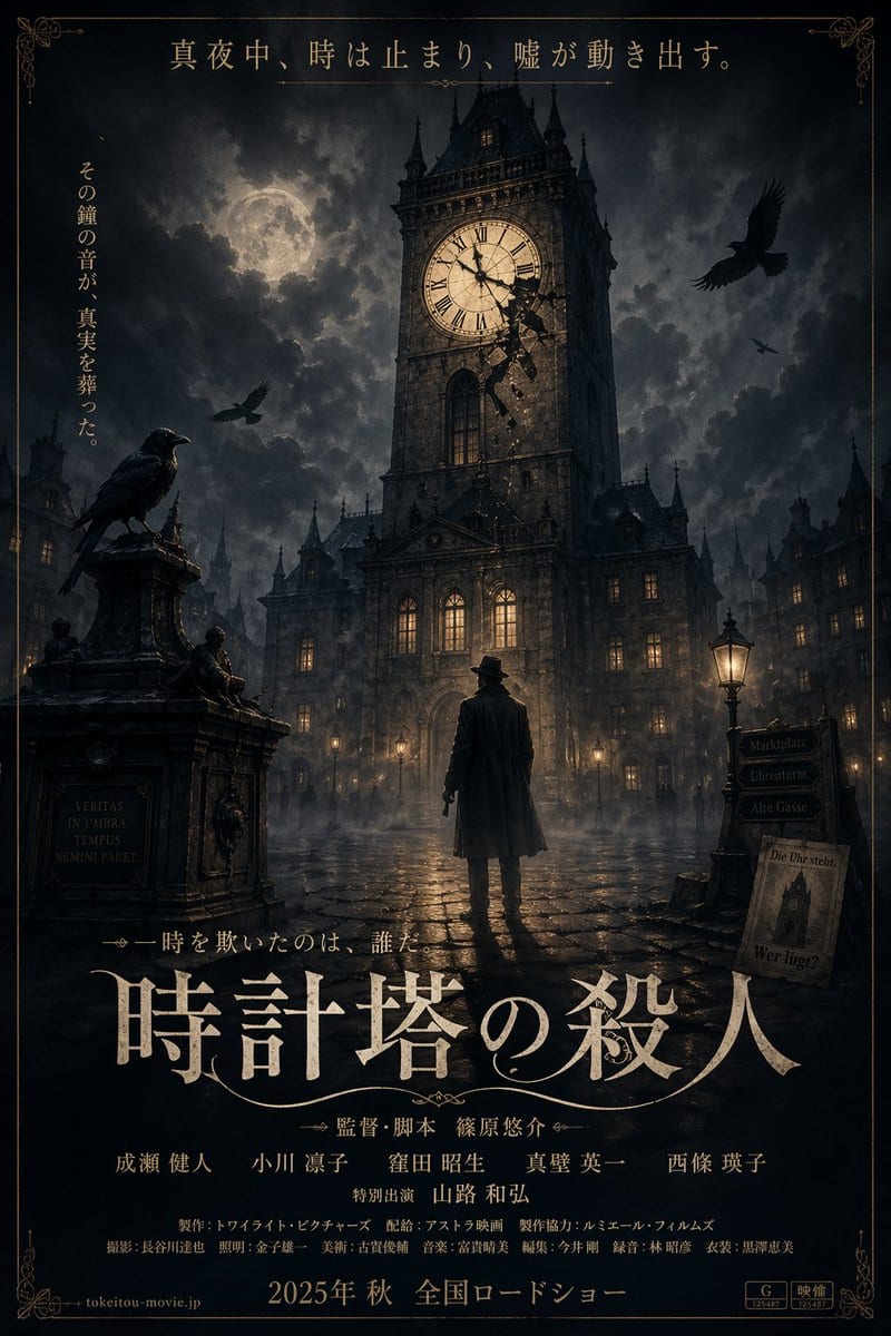 Gothic Mystery Movie Poster - GPT Image 2 prompt example
