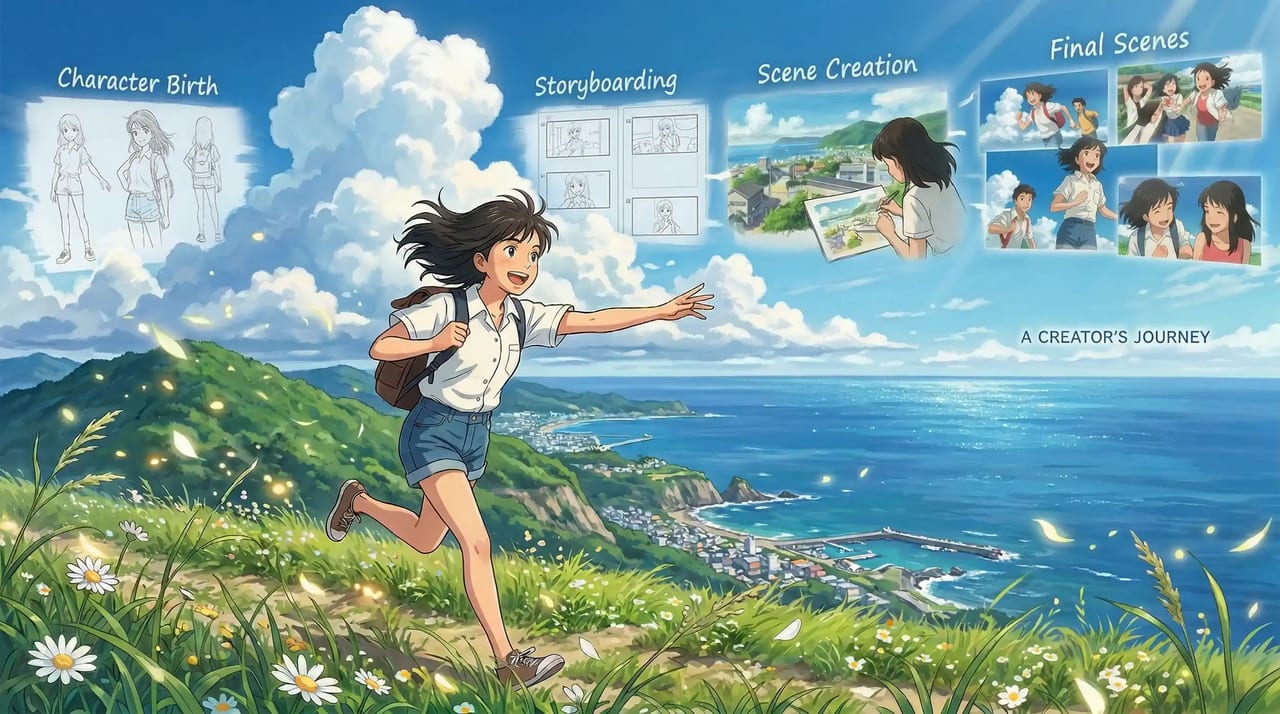 Image de couverture de la carte de fonctionnalité du générateur de vidéo d'anime MkAnime AI