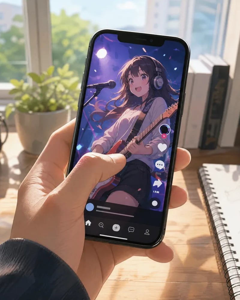 AI anime shorts generator for a vertical short-form story