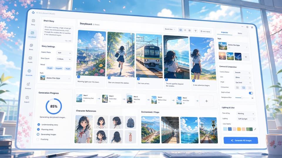 Crea lo storyboard
