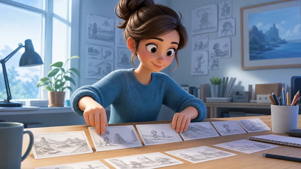 Generate a storyboard image
