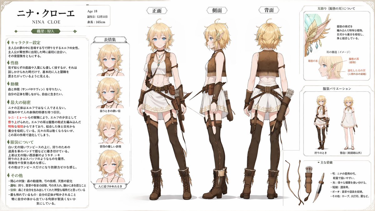 Character Setting Material Organizer - GPT Image 2 prompt example