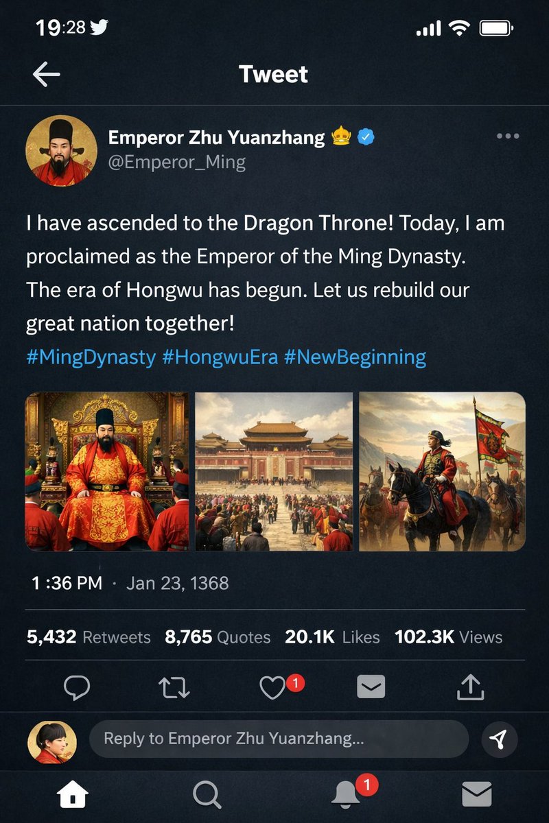 Historical Figure Social Media Mockup - GPT Image 2 prompt example