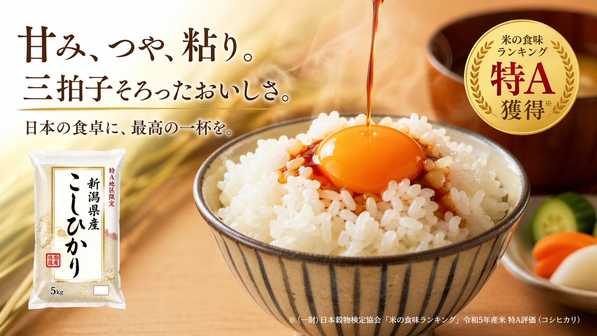 Japanese Rice Advertisement Banner - GPT Image 2 prompt example