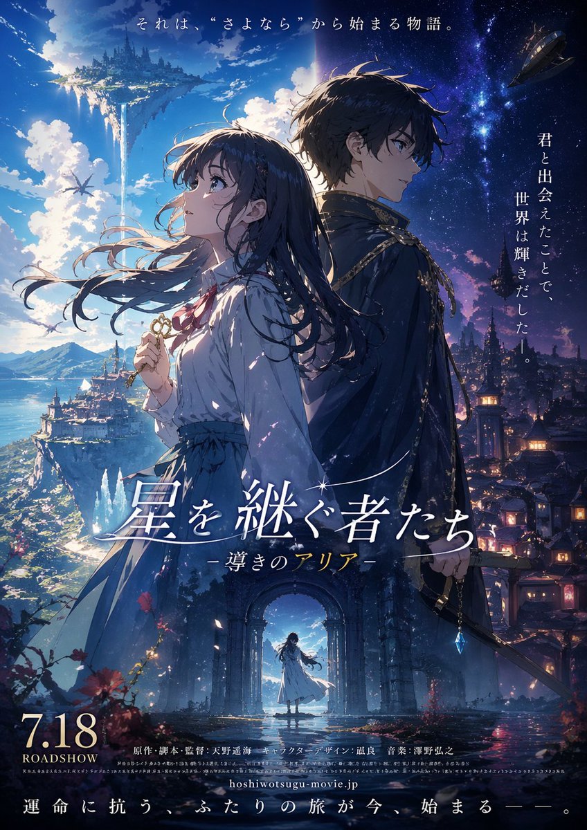 Fictional Anime Movie Poster Generation - GPT Image 2 prompt example