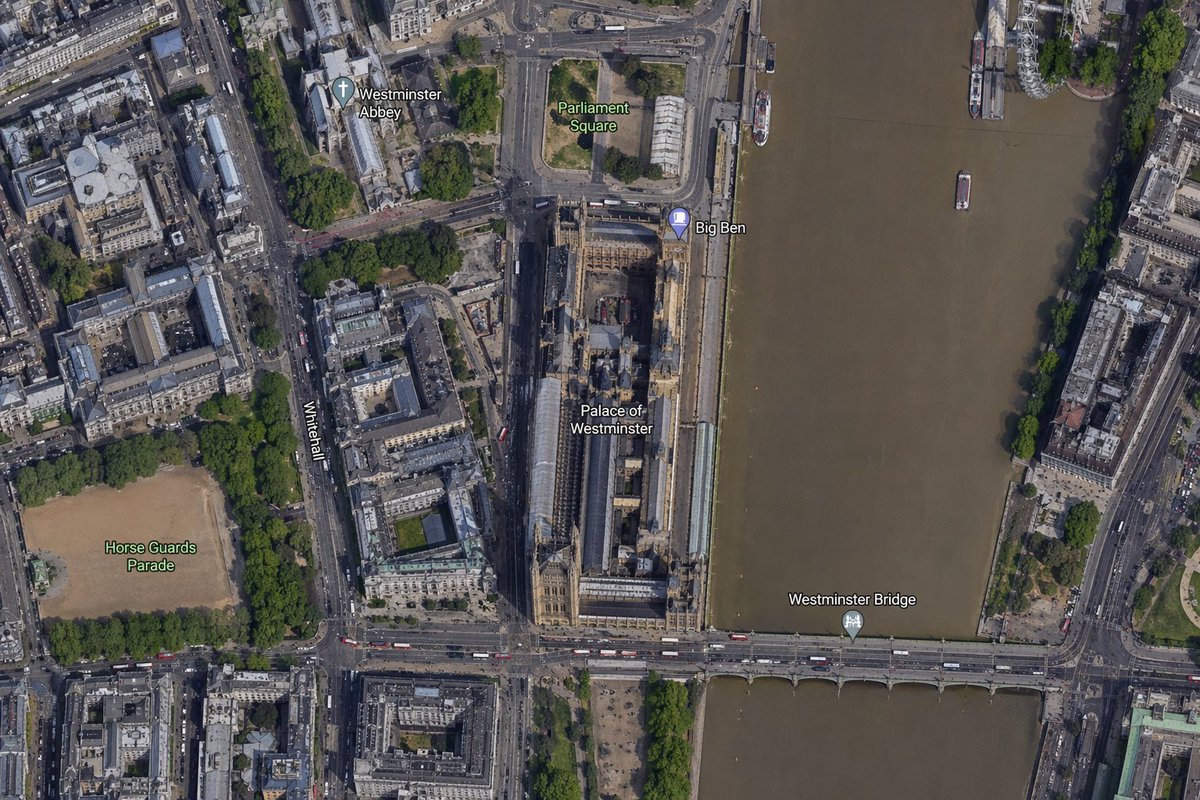 Satellite Map of Big Ben Area - esempio di prompt GPT Image 2