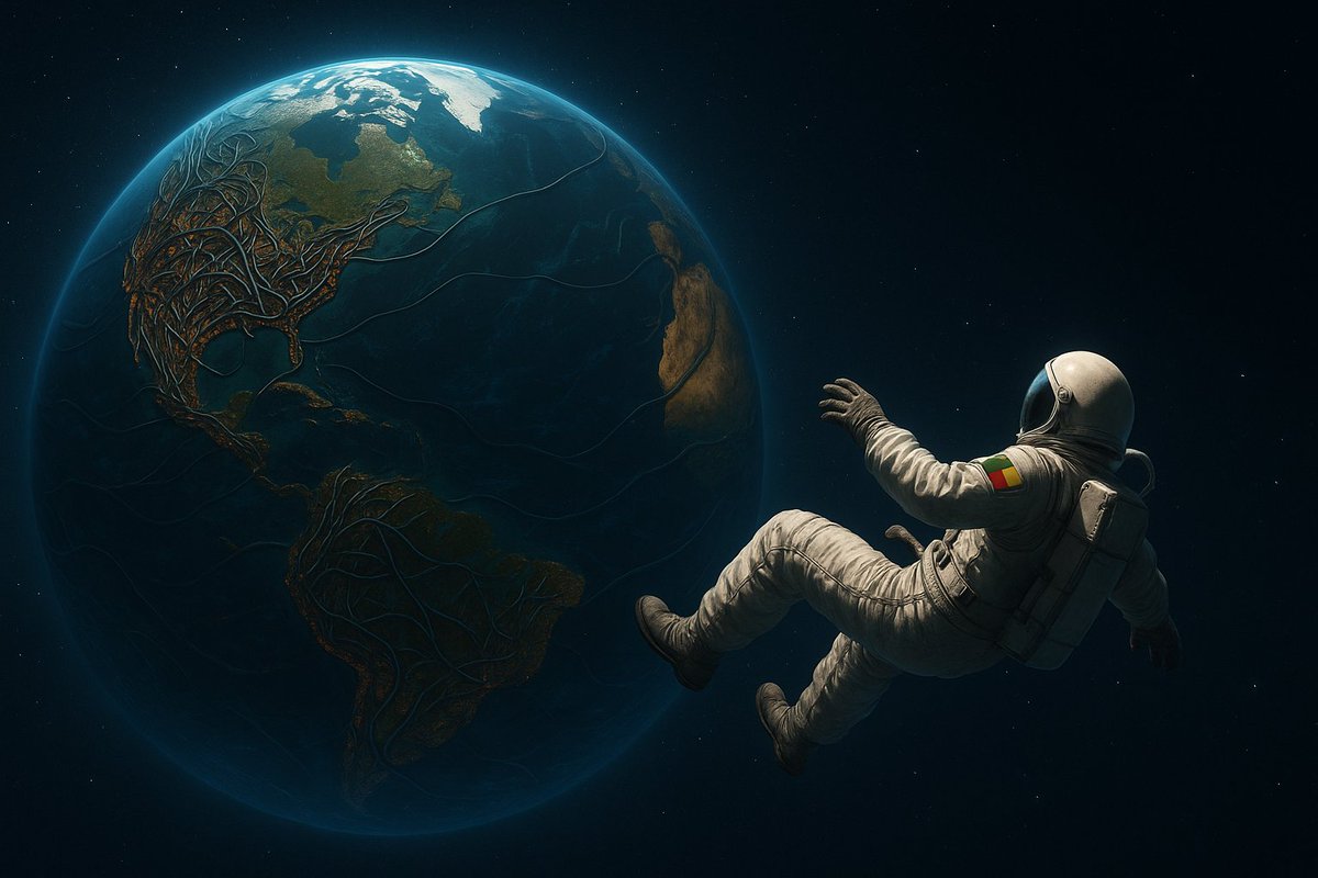 Astronaut Beside Living Earth - GPT Image 2 prompt example