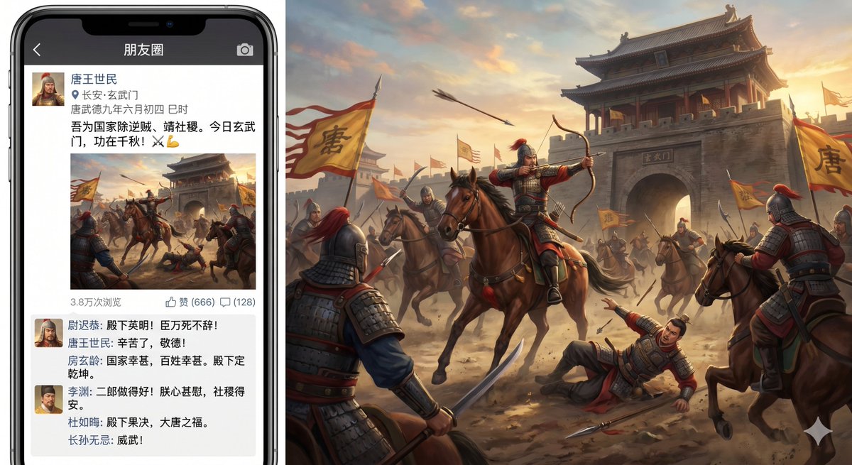 Xuanwu Gate Incident Moments Post - GPT Image 2 prompt example