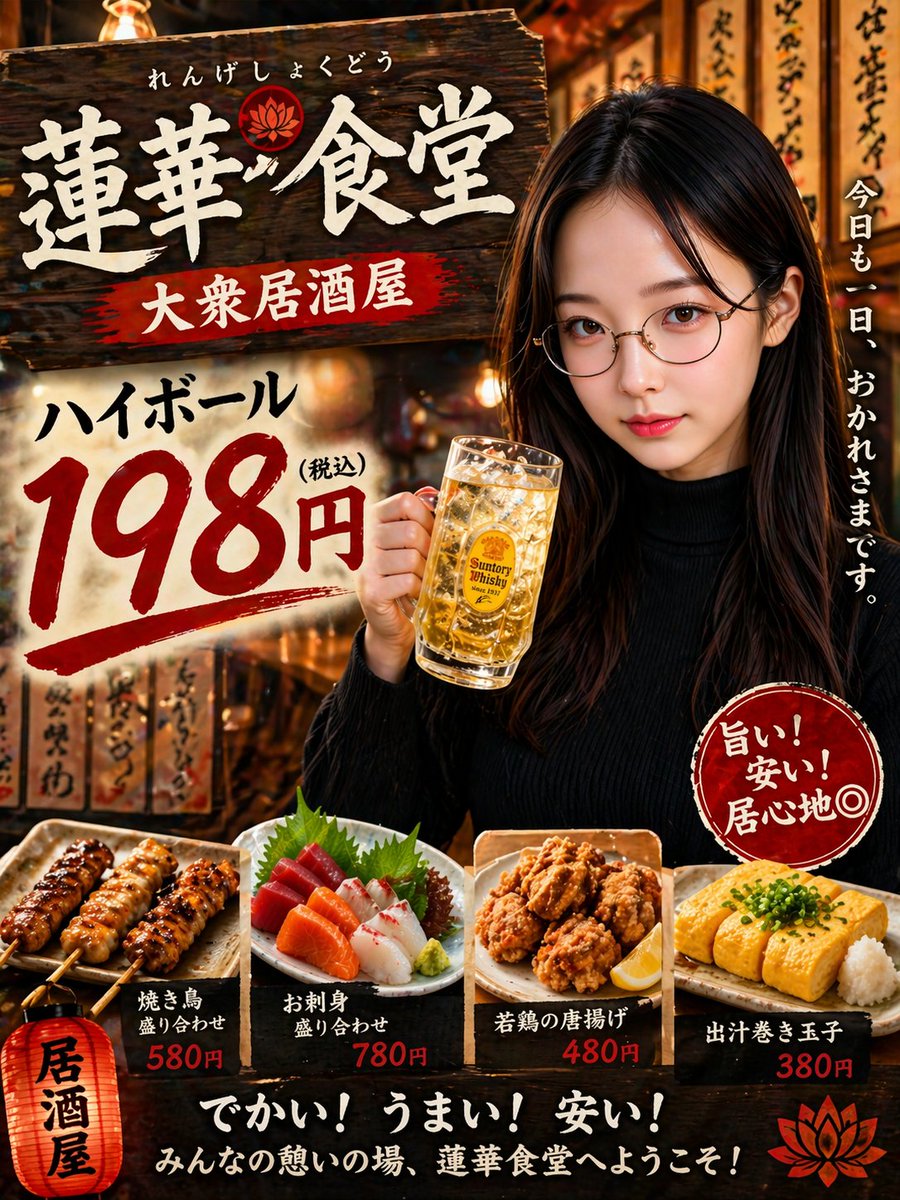 Japanese Izakaya Highball Poster - esempio di prompt GPT Image 2