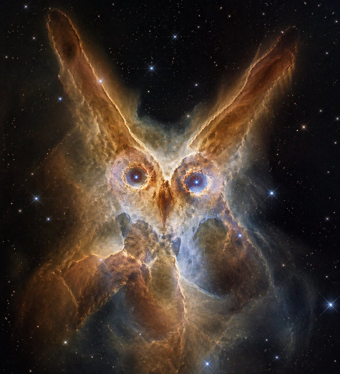 Owl-Shaped Nebula in Deep Space - GPT Image 2 prompt example