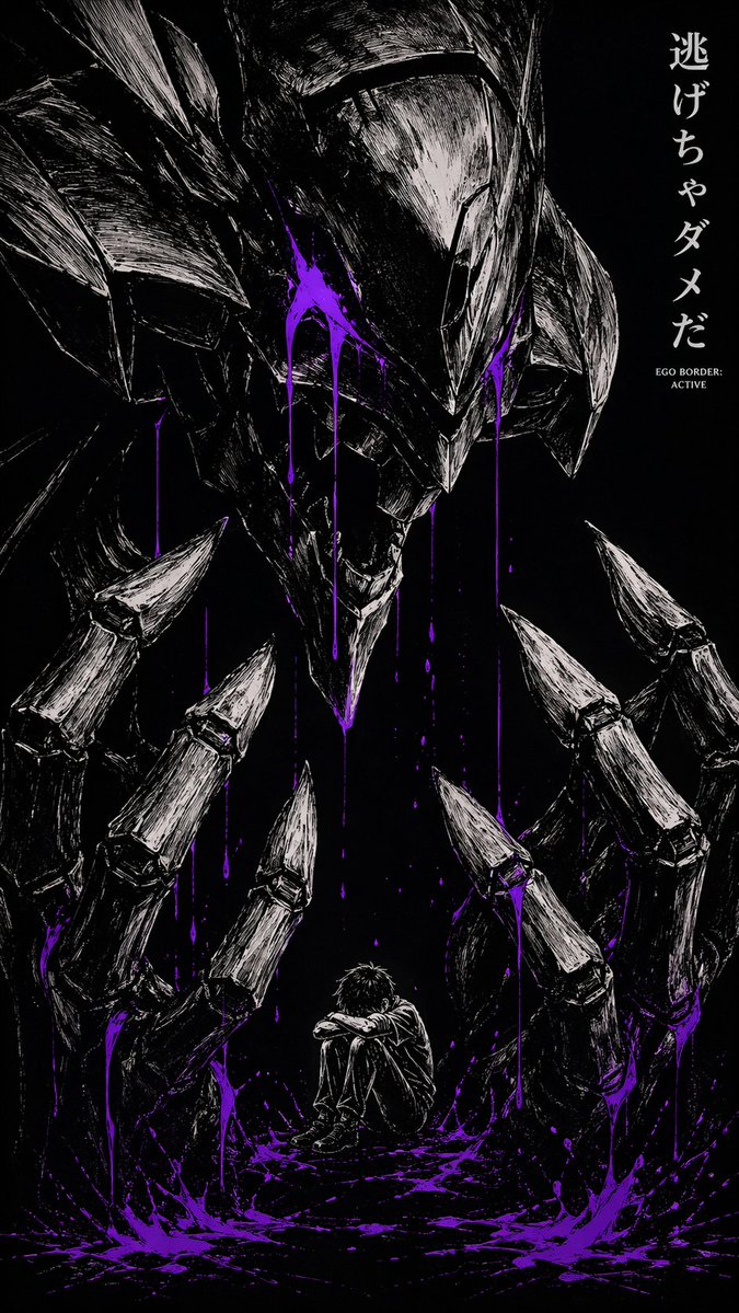 Dark Manga Monster Poster - esempio di prompt GPT Image 2
