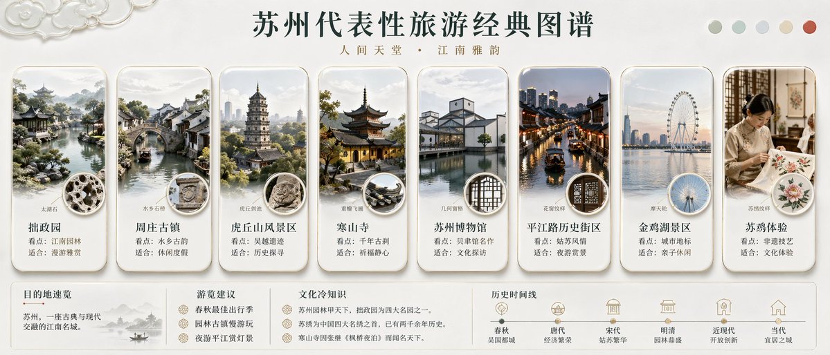 Suzhou Classic Travel Infographic - GPT Image 2 prompt example