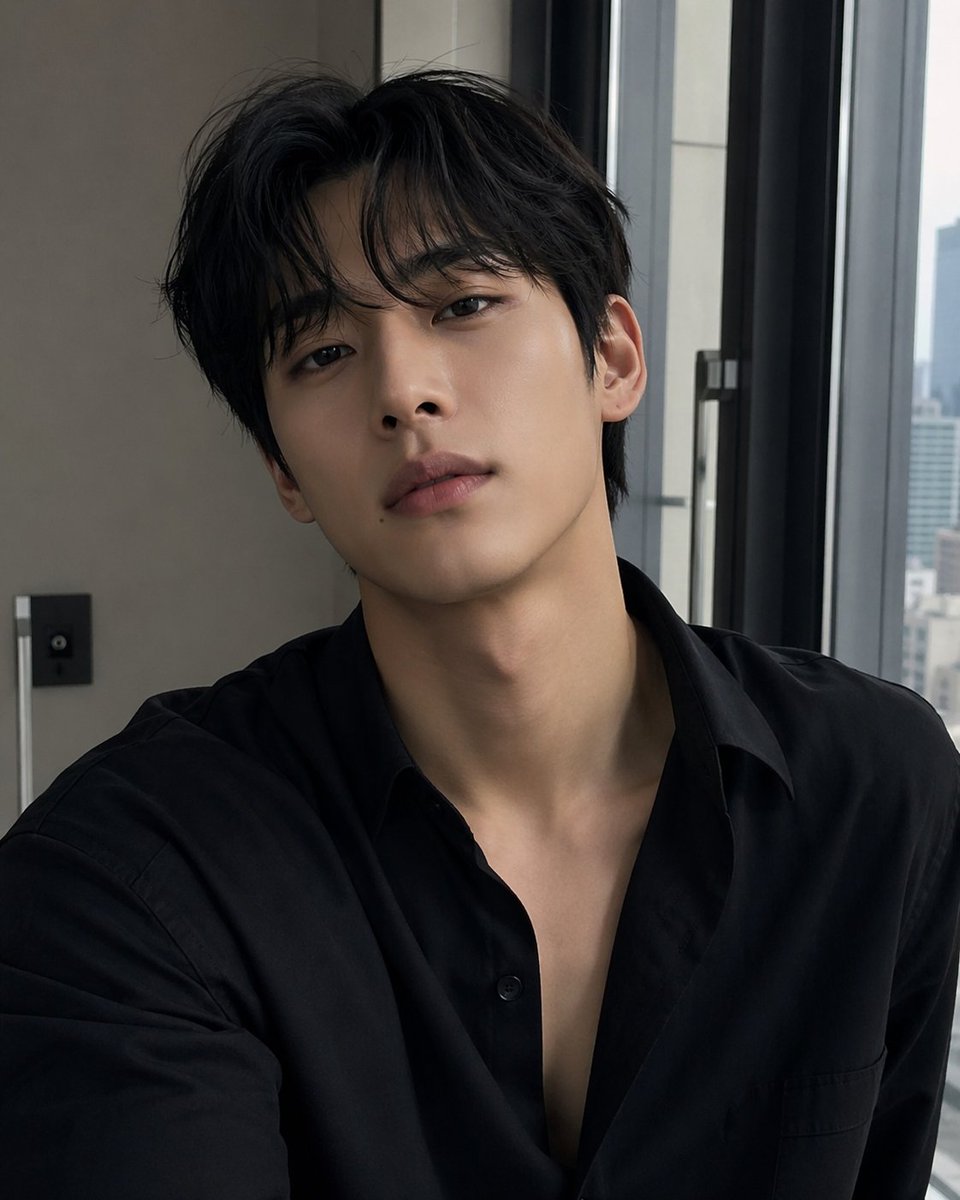 Moody Censored Indoor Selfie Portrait - GPT Image 2 prompt example