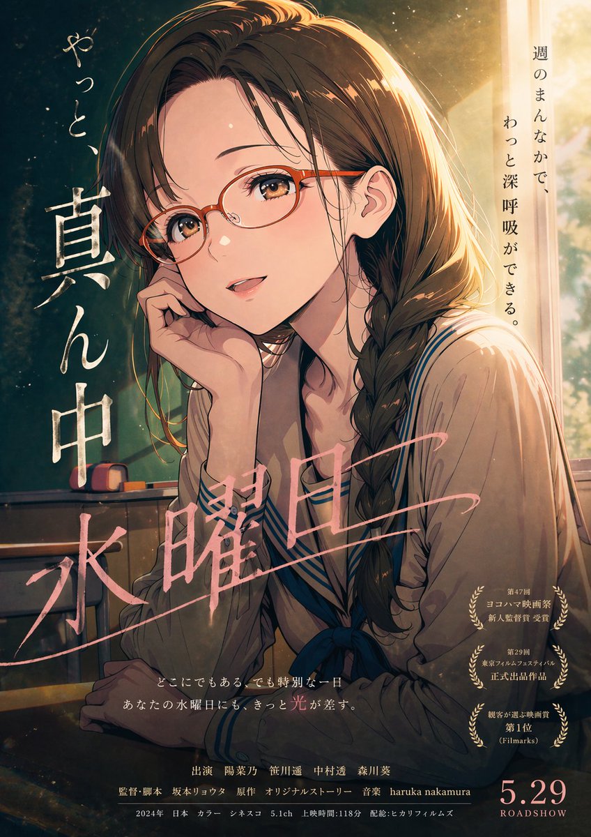 Cinematic Wednesday Anime Poster - GPT Image 2 prompt example