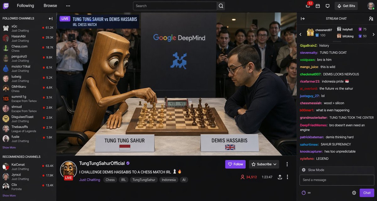 Streaming Scene Screenshot - GPT Image 2 prompt example