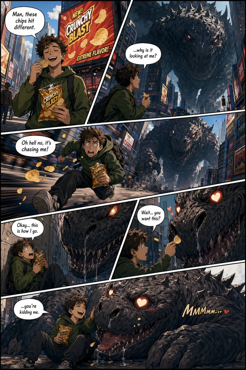 American Comic Strip Template - GPT Image 2 prompt example