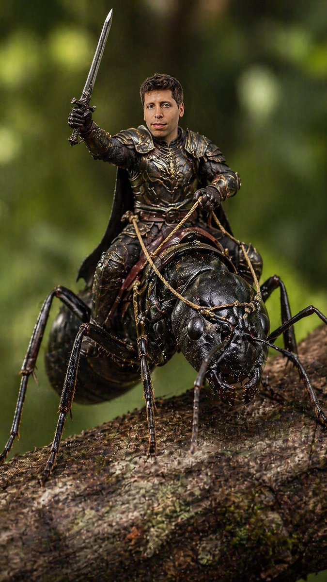 Ant Warrior Macro Photography - GPT Image 2 prompt example