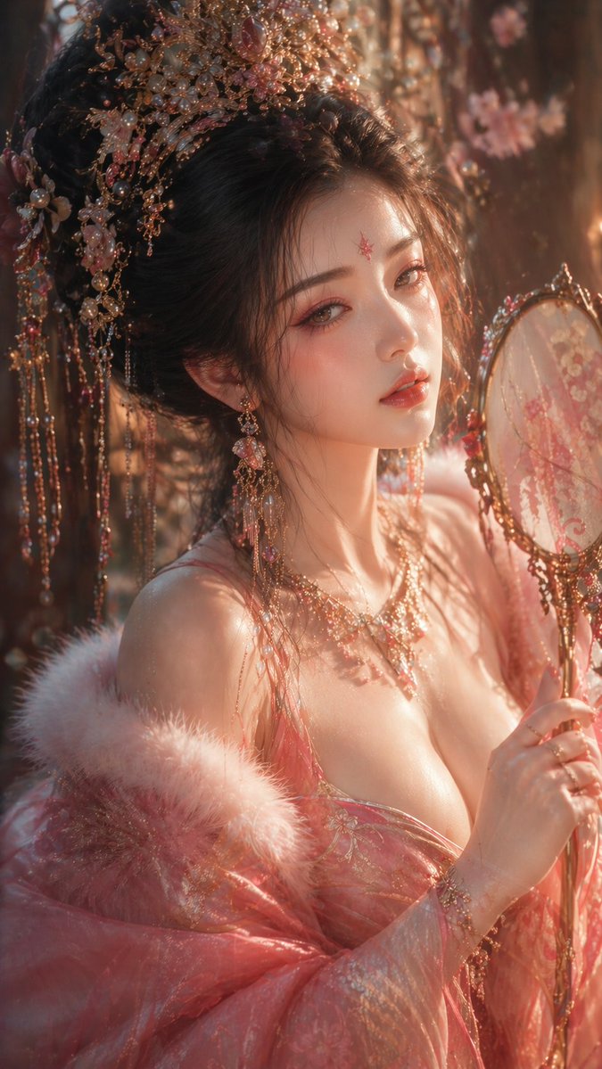 Tang Dynasty Aesthetic CG Illustration - GPT Image 2 prompt example