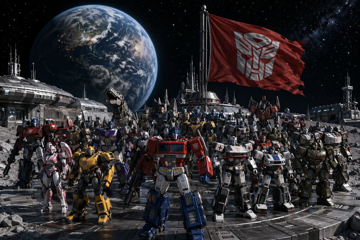 Transformers Space Scenes Prompt - esempio di prompt GPT Image 2