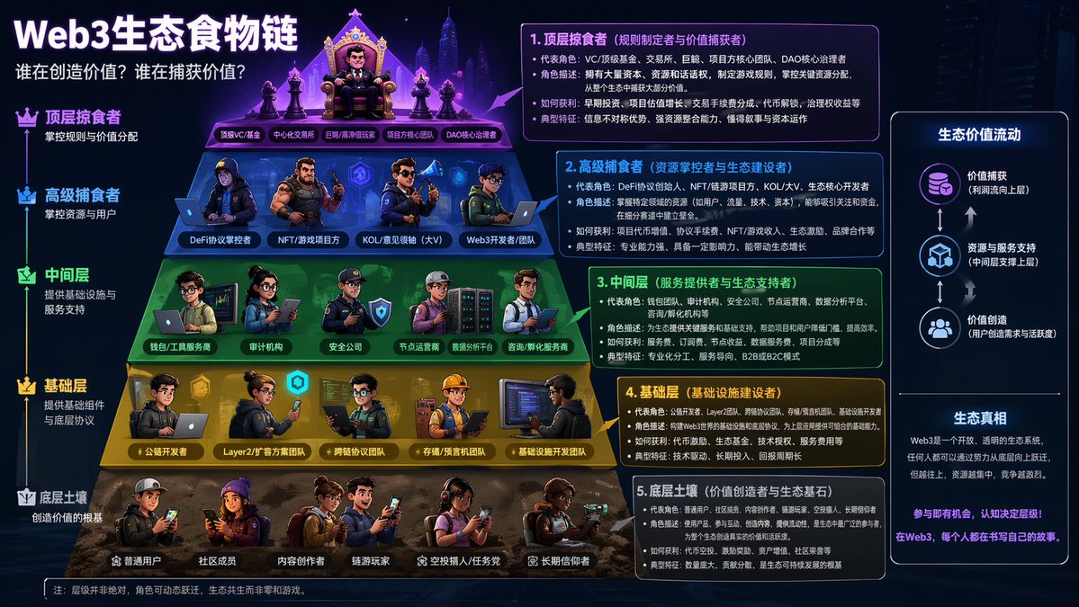 Web3 Ecosystem Food Chain - GPT Image 2 prompt example