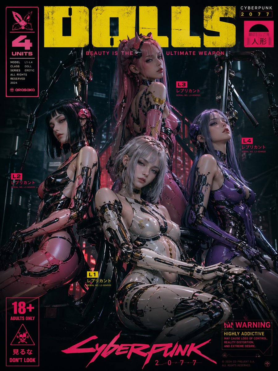 Cyberpunk 2077 Puppet Poster - GPT Image 2 prompt example