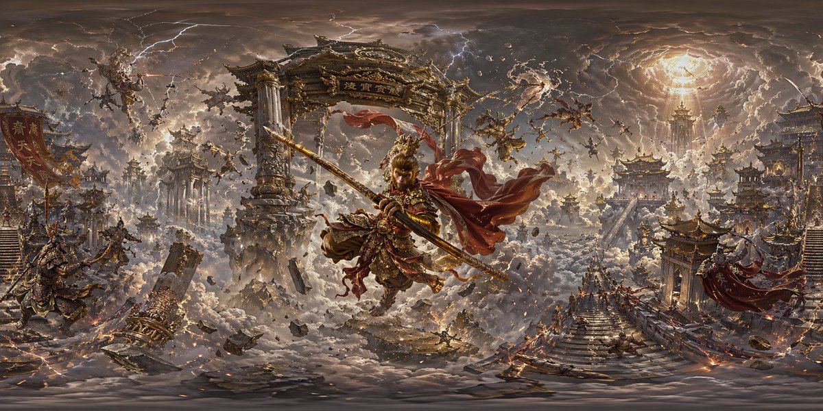 360-Degree Panorama Generation Formula - GPT Image 2 prompt example