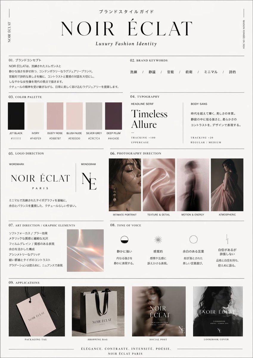 High-End Brand Guide Prompt - GPT Image 2 prompt example