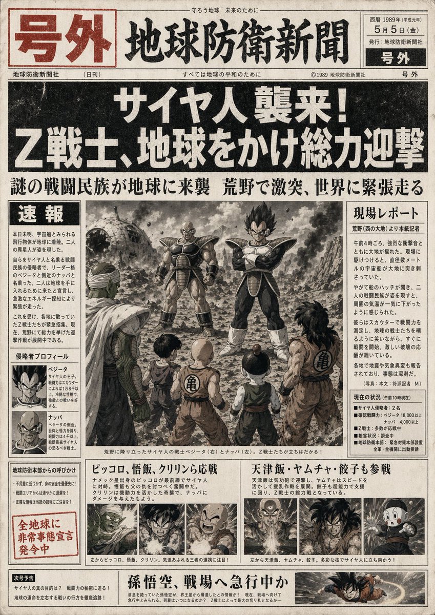 Fictional Newspaper Newspaper Extra - GPT Image 2 prompt example