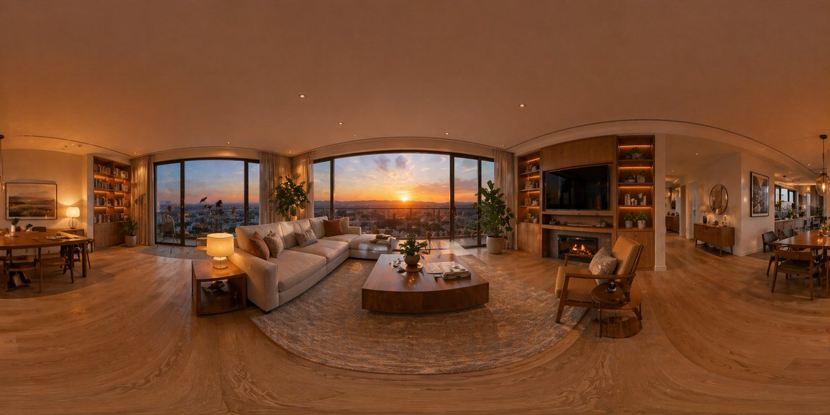 360 Degree Panoramic Image Template - GPT Image 2 Prompt-Beispiel