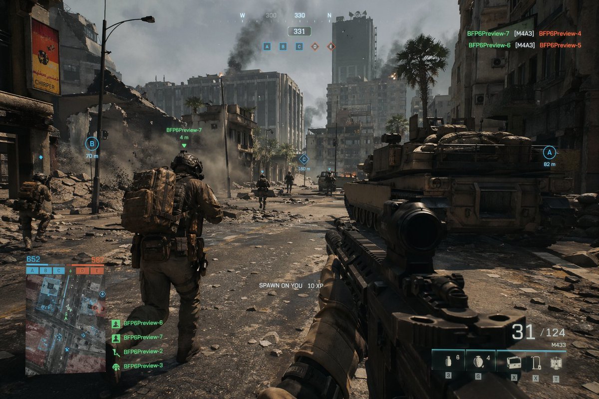 Battlefield In-game Screenshot Prompt - GPT Image 2 prompt example