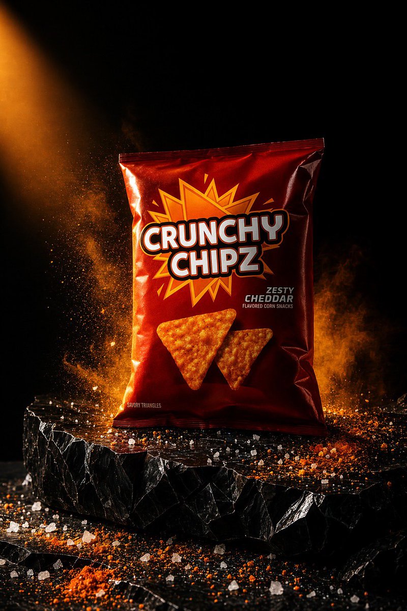 Spicy Snack Bag Product Ad - GPT Image 2 prompt example