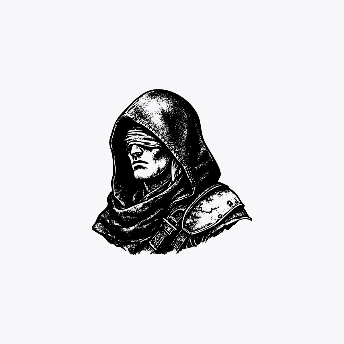 Hooded Rogue with Blurred Face - GPT Image 2 prompt example