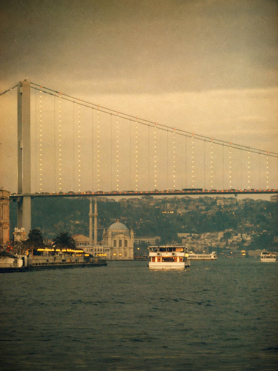 Vintage Bosphorus Bridge Ferry Scene - GPT Image 2 prompt example