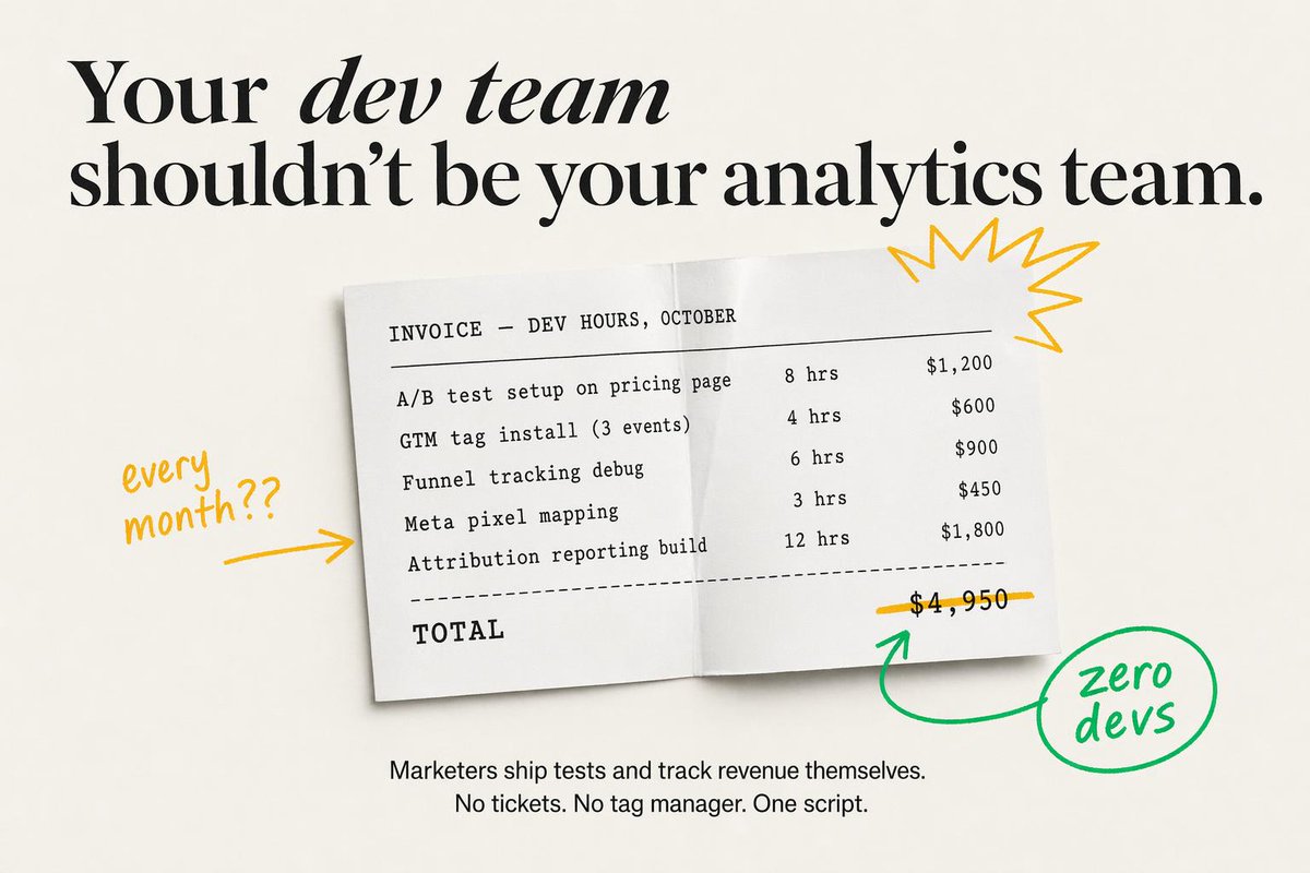 Minimal SaaS Ad With Invoice Mockup - GPT Image 2 prompt example