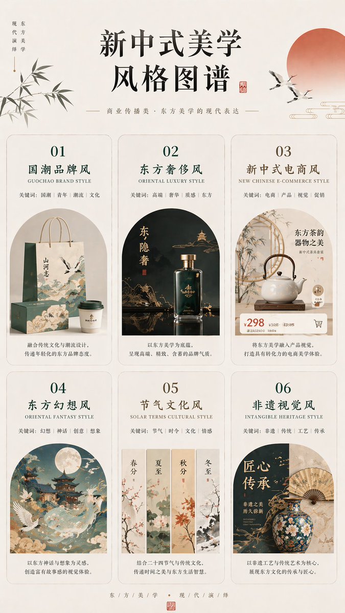 New Chinese Aesthetics Style Chart - GPT Image 2 prompt example