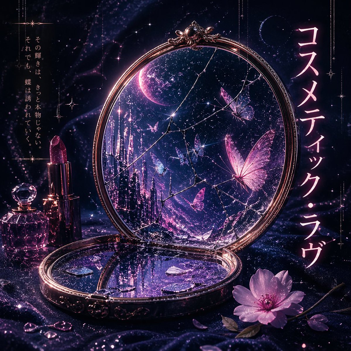 Cosmic Broken Compact Album Cover - GPT Image 2 prompt example