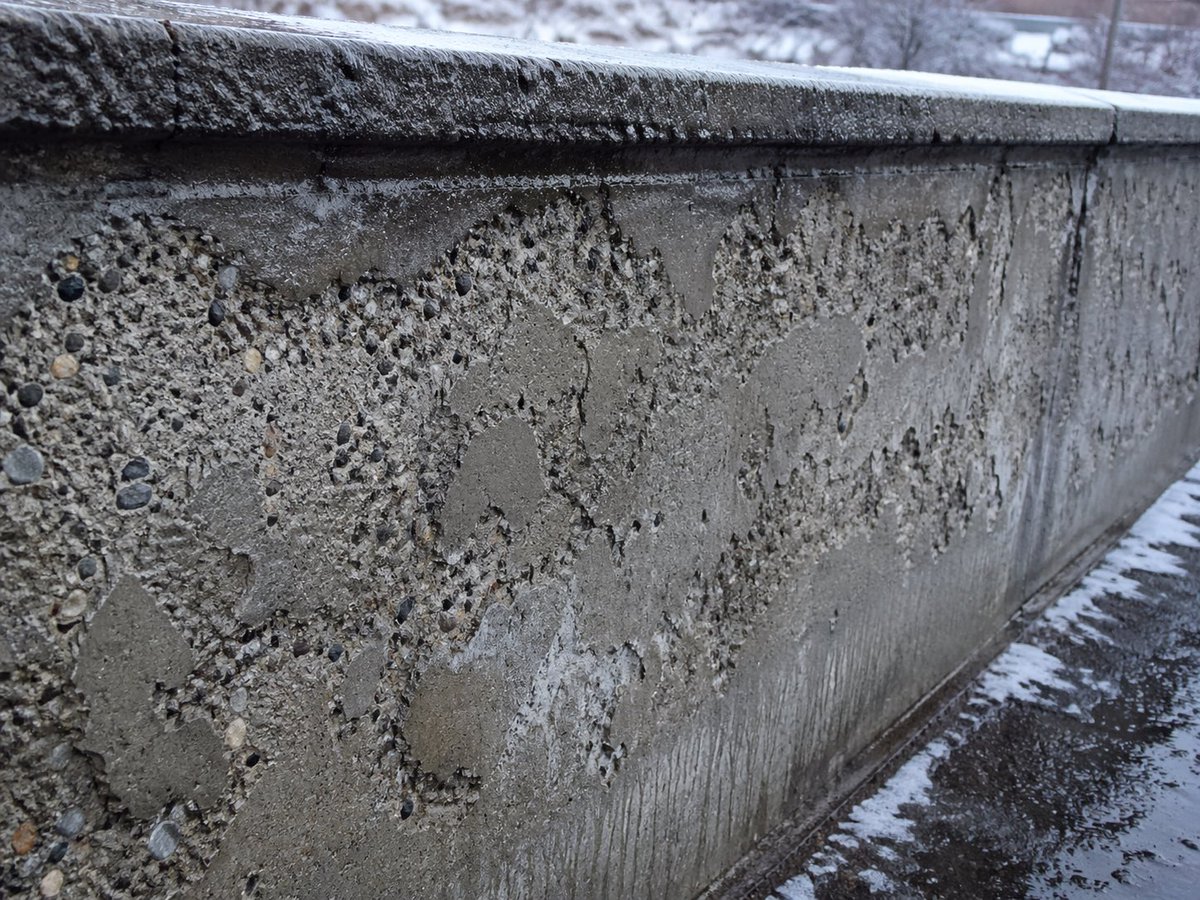 Winter Concrete Salt Damage Close-Up - GPT Image 2 prompt example