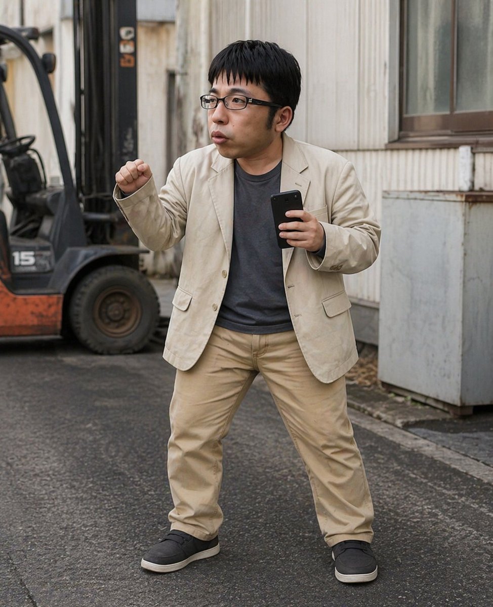 Industrial Alley Candid Man Photo - GPT Image 2 prompt example