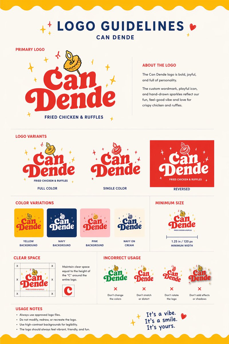 Restaurant Logo Guidelines Board - GPT Image 2 prompt example