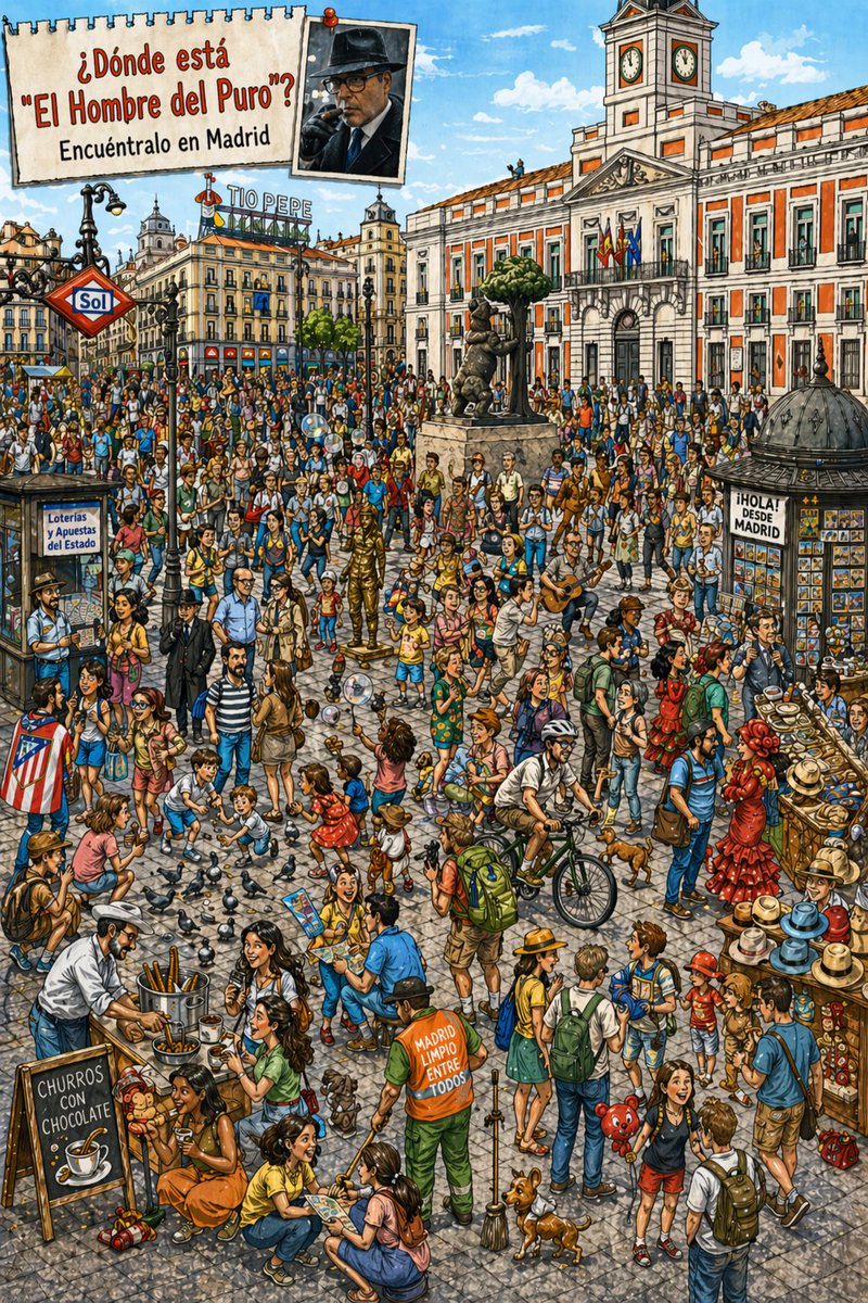 Hidden-Object Madrid Plaza Puzzle - GPT Image 2 prompt example