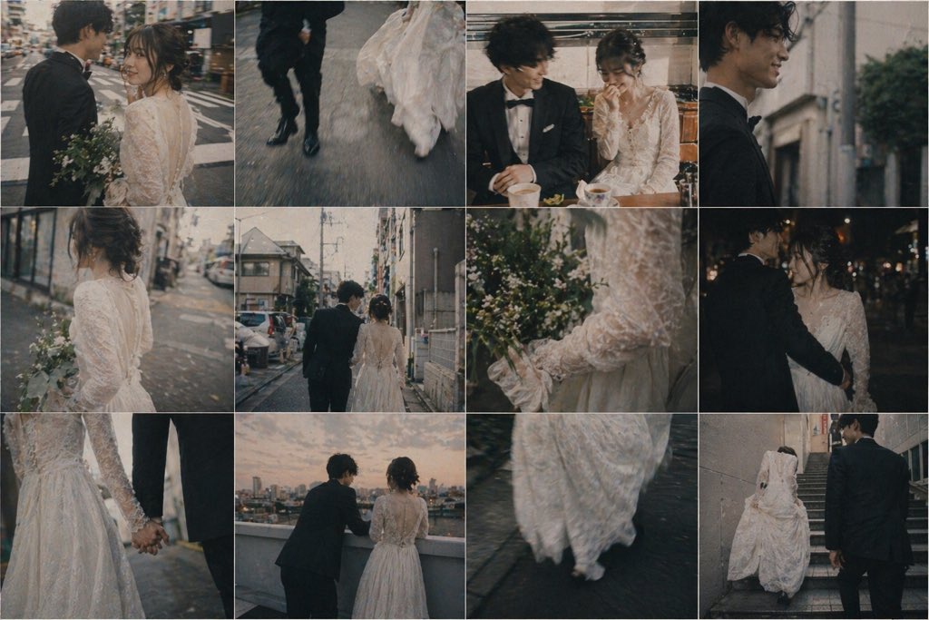 Emotional Japanese Wedding Photo Collage - esempio di prompt GPT Image 2