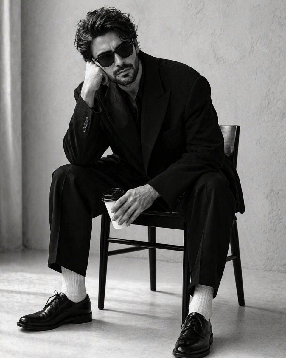 High-Contrast Monochrome Studio Portrait - esempio di prompt GPT Image 2