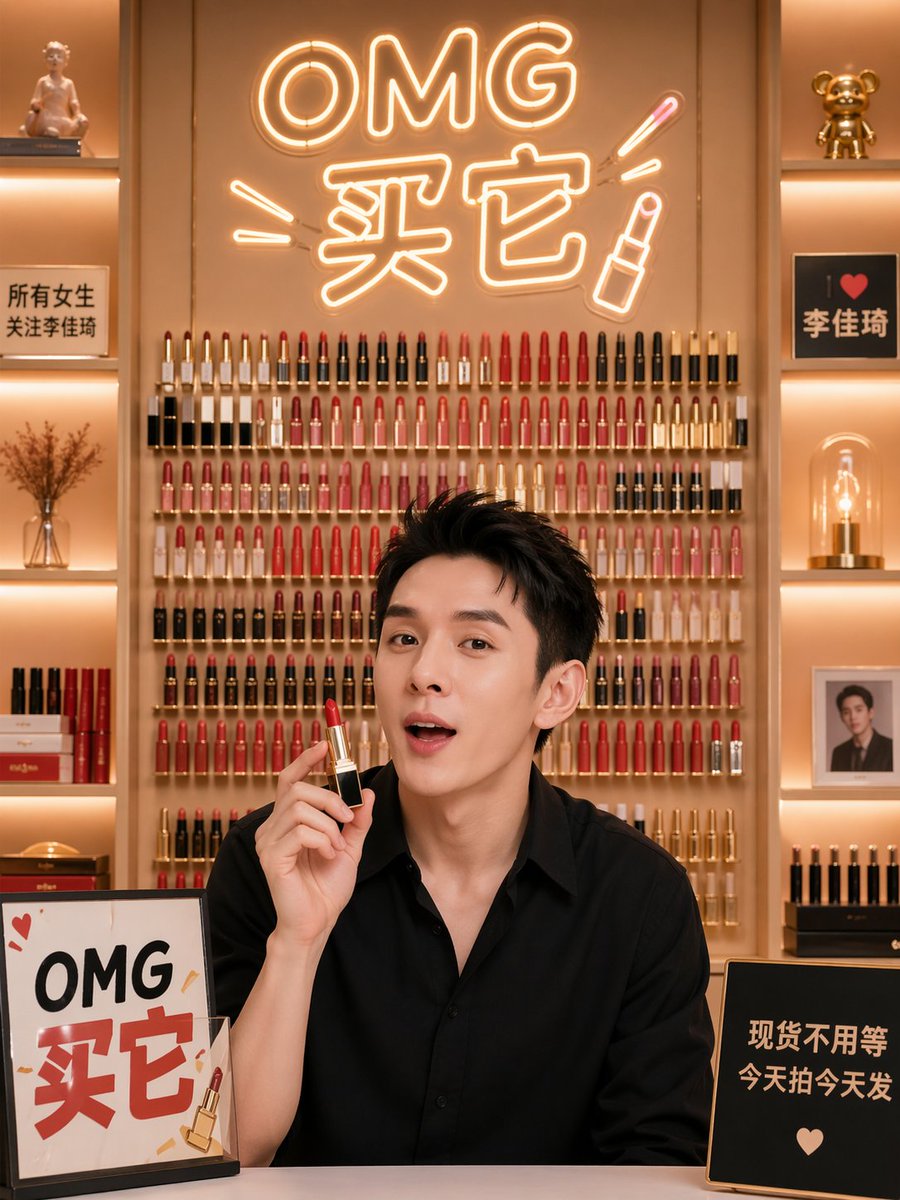 Influencer Live Stream Room Background - GPT Image 2 Prompt-Beispiel