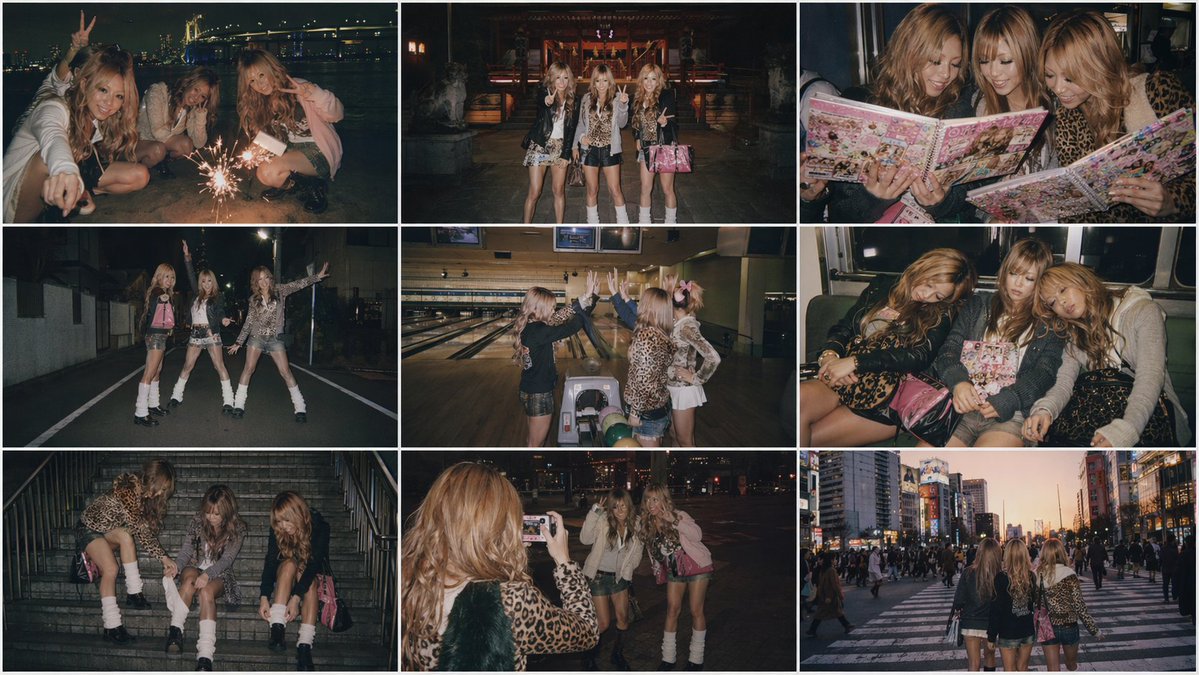 Nostalgic Japanese Gal Grid Images - GPT Image 2 prompt example