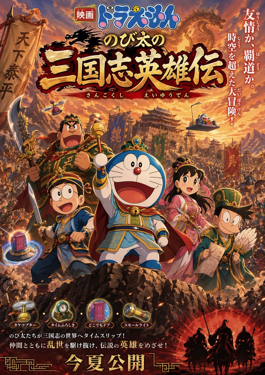 Anime movie poster generator - GPT Image 2 prompt example