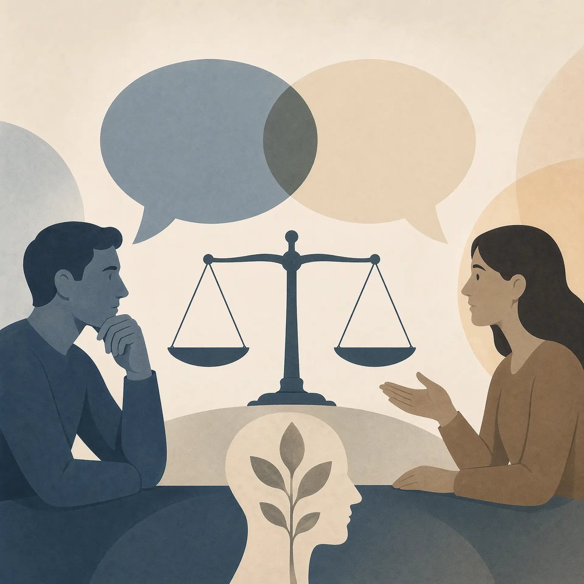 Cross-Strait Dialogue Editorial Illustration - GPT Image 2 prompt example