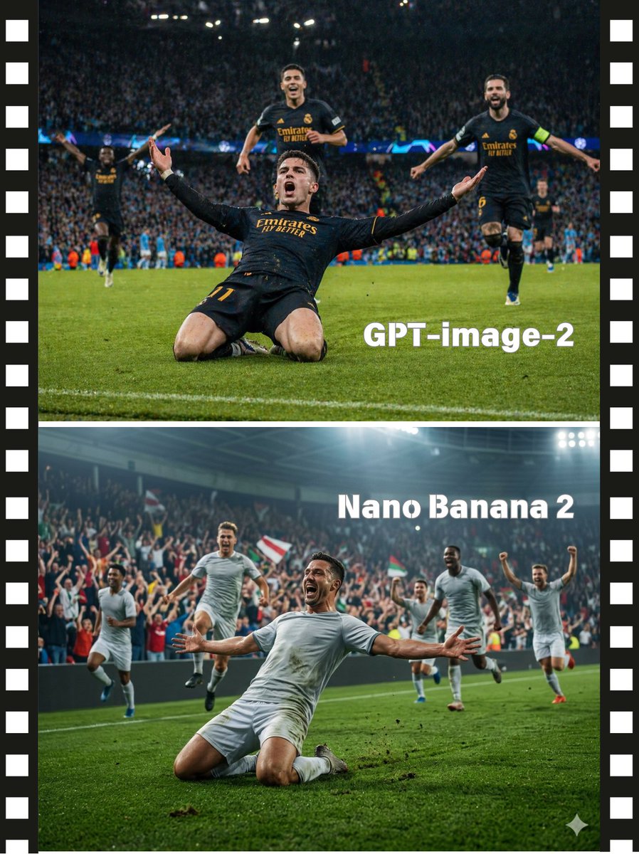 Soccer Model Comparison Poster - GPT Image 2 prompt example